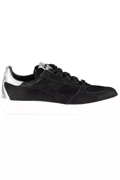 Shop Diadora Black Fabric Sneaker