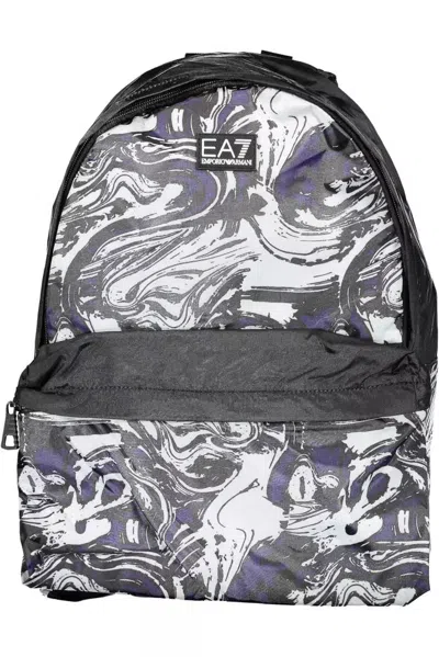 Shop Emporio Armani Black Polyamide Backpack