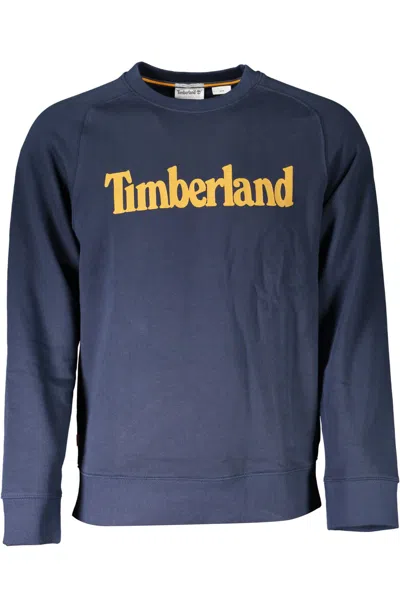 Shop Timberland Blue Cotton Sweater