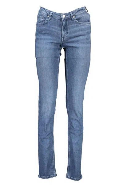 Shop Gant Blue Polyester Jeans & Pant
