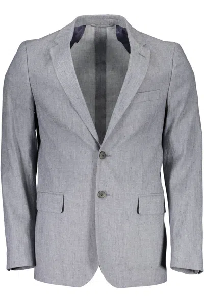 Shop Gant Gray Cotton Jacket