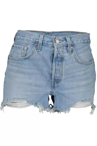 Shop Levi&#039;s Light Blue Cotton Jeans & Pant