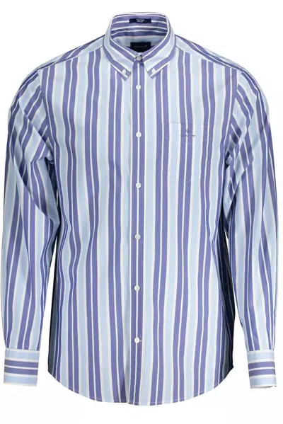 Shop Gant Light Blue Cotton Shirt