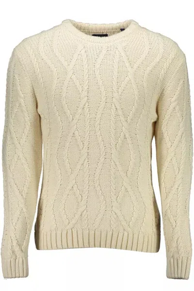 Shop Gant White Cotton Sweater