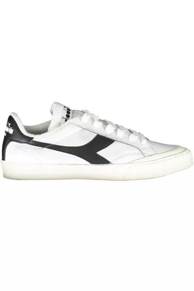 Shop Diadora White Fabric Sneaker