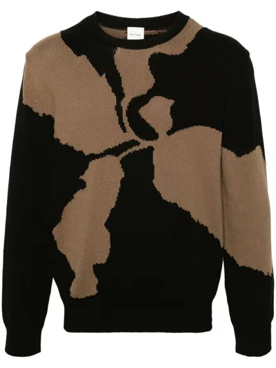 Shop Paul Smith Mens Crew Neck Sweater Clothing In Black