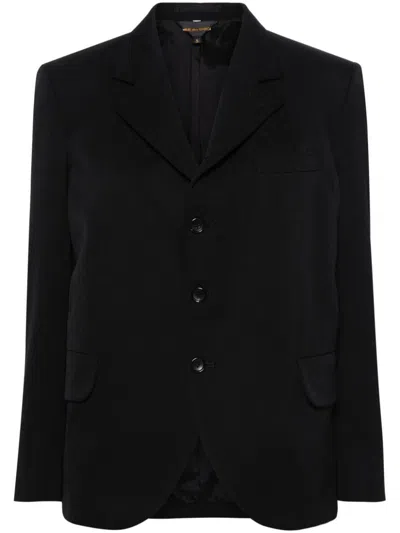 Shop Comme Des Garçons Single-breasted Blazer In Black