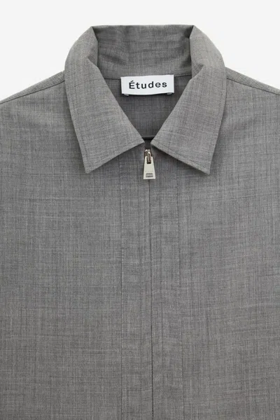 Shop Etudes Studio Études Shirts In Grey