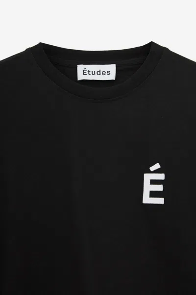 Shop Etudes Studio Études T-shirts In Black