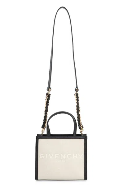 Shop Givenchy Canvas G Tote Bag In Beige