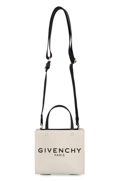 Shop Givenchy G Canvas Tote Bag In Ecru