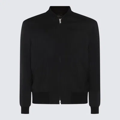 Shop Lardini Black Casual Jacket