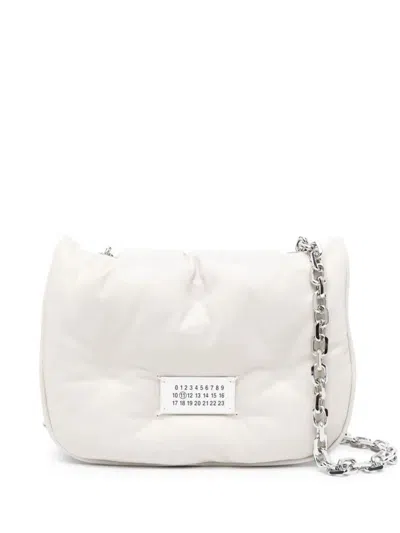 Shop Maison Margiela Glam Slam Flap Small Bags In Grey