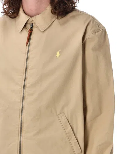Shop Polo Ralph Lauren Jacket In Beige