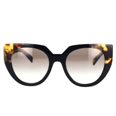 Shop Prada Eyewear Sunglasses In Tartarugato