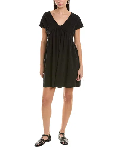 Shop Alpha Studio A-line Shirtdress In Black