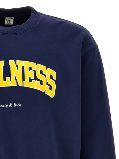 Shop Sporty And Rich Sporty & Rich 'wellness' Sweatshirt In Blue