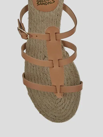 Shop Castaã±er Castaner Sandals In Beige