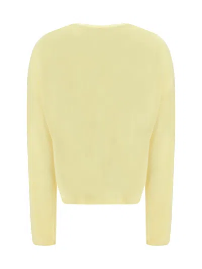 Shop Lisa Yang Knitwear In Lemon Sorbet