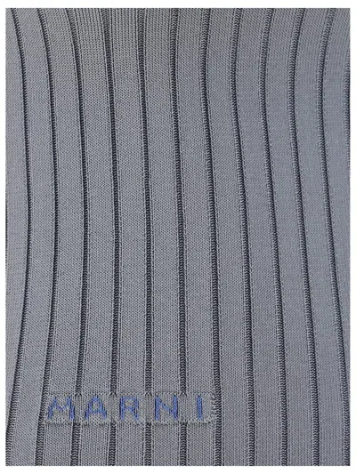 Shop Marni Knitwear In Mercury