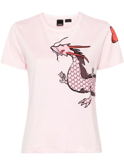 Shop Pinko T-shirts And Polos Pink