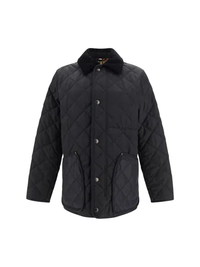 Shop Burberry Jackets In Black