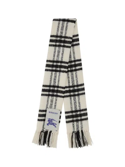 Shop Burberry Scarves In Otter