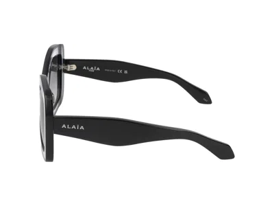 Shop Alaïa Azzedine Alaia Sunglasses In Crystal Black Grey
