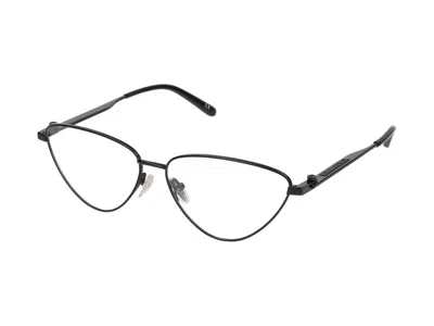 Shop Balenciaga Eyeglasses In Black Black Transparent