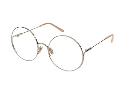 Shop Chloé Eyeglasses In Gold Gold Transparent