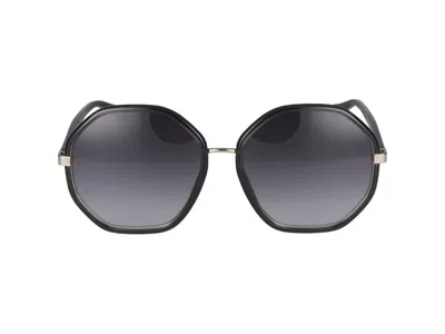 Shop Chloé Sunglasses In Grey Grey Grey Grey