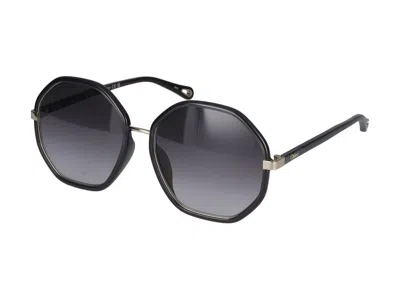 Shop Chloé Sunglasses In Grey Grey Grey Grey