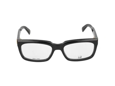 Shop Dunhill Eyeglasses In Black Black Transparent