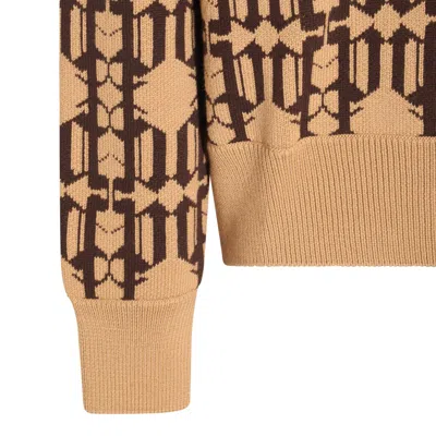 Shop Palm Angels Sweaters Beige
