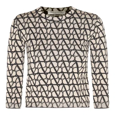 Shop Valentino Sweaters Camel