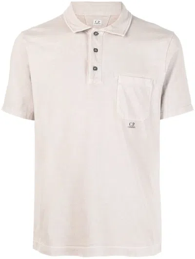 Shop C.p. Company Polo Shirt Clothing In Grey