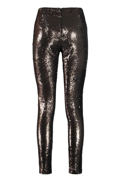 Shop Genny Sequin Leggings In Bronze