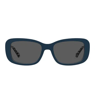Shop Love Moschino Sunglasses In Blue