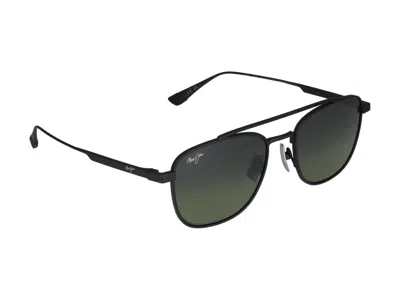 Shop Maui Jim Sunglasses In Black Black Green