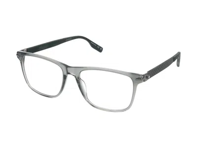 Shop Montblanc Eyeglasses In Grey Green Transparent