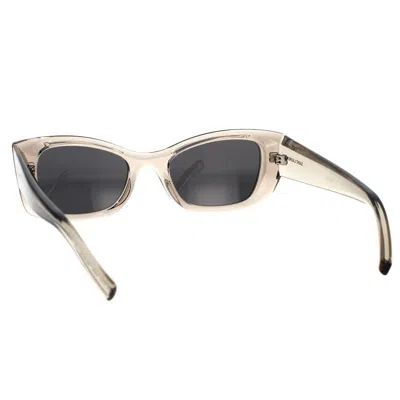 Shop Saint Laurent Eyewear Sunglasses In Beige