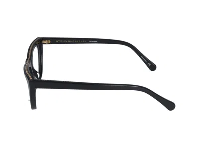 Shop Stella Mccartney Eyeglasses In Black Black Transparent