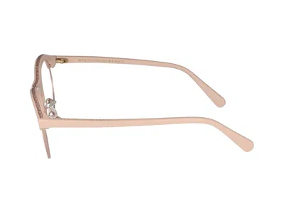 Shop Stella Mccartney Eyeglasses In Gold Pink Transparent
