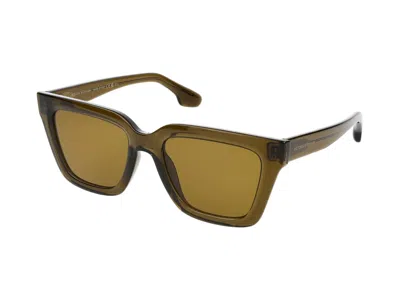 Shop Victoria Beckham Sunglasses In Brown