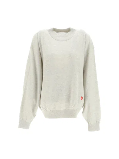 Shop Alexander Wang Sweaters In Ivory/melange