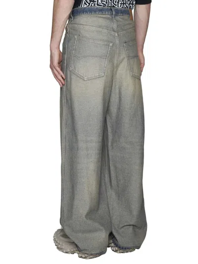 Shop Balenciaga Trousers In Inside Out