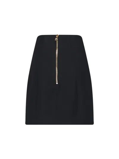 Shop Balmain Skirts In Black