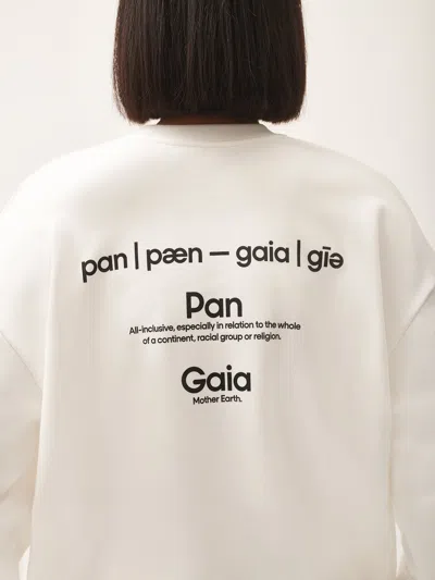 Shop Pangaia 365 Midweight Definition Sweatshirt In Off-white