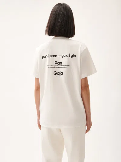 Shop Pangaia 365 Midweight Definition T-shirt — Off-white L