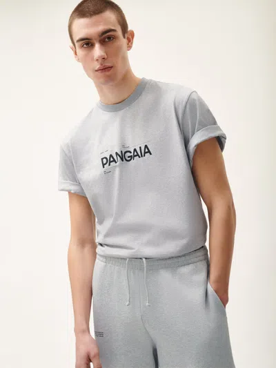 Shop Pangaia 365 Midweight Definition T-shirt — Grey-marl Xxs In Grey Marl